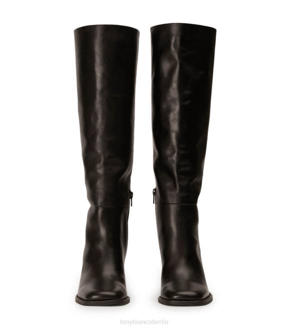 kniehohe Stiefel| de Tony Bianco Frauen Asher-Kalbsstiefel schwarze Komo 4624462